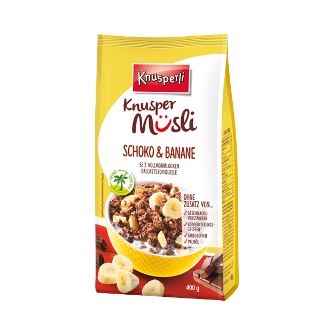 Haushalt-und-Genuss.at - Knusperli Knusper Müsli Schoko & Banane, 400 ...