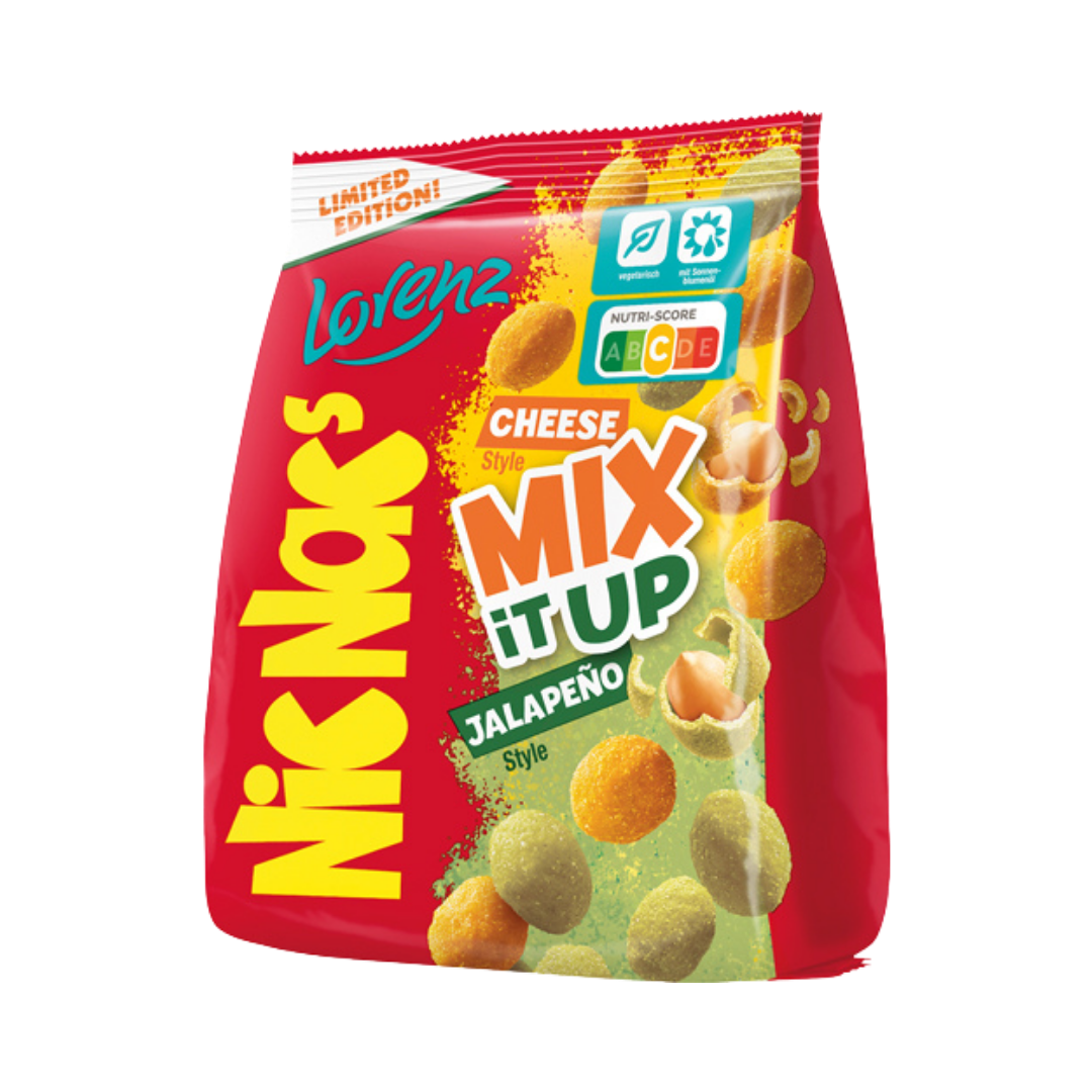 Lorenz NicNac's Mix it up Cheese & Jalapeno Style, 110g