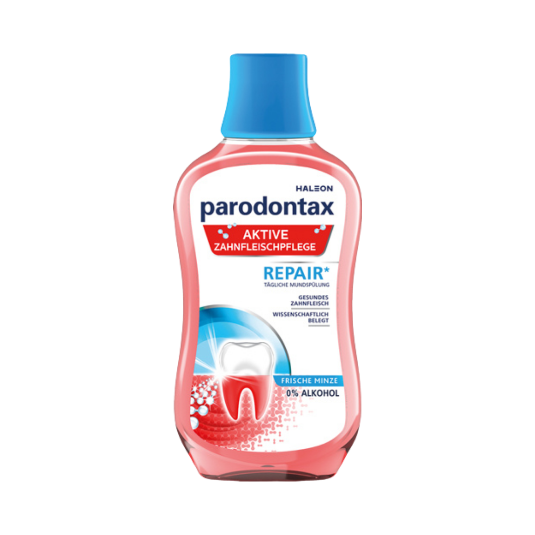 Parodontax Active Zahnfleischpflege Repair Frische Minze, 0 % Alkohol, Mundspülung, 300ml