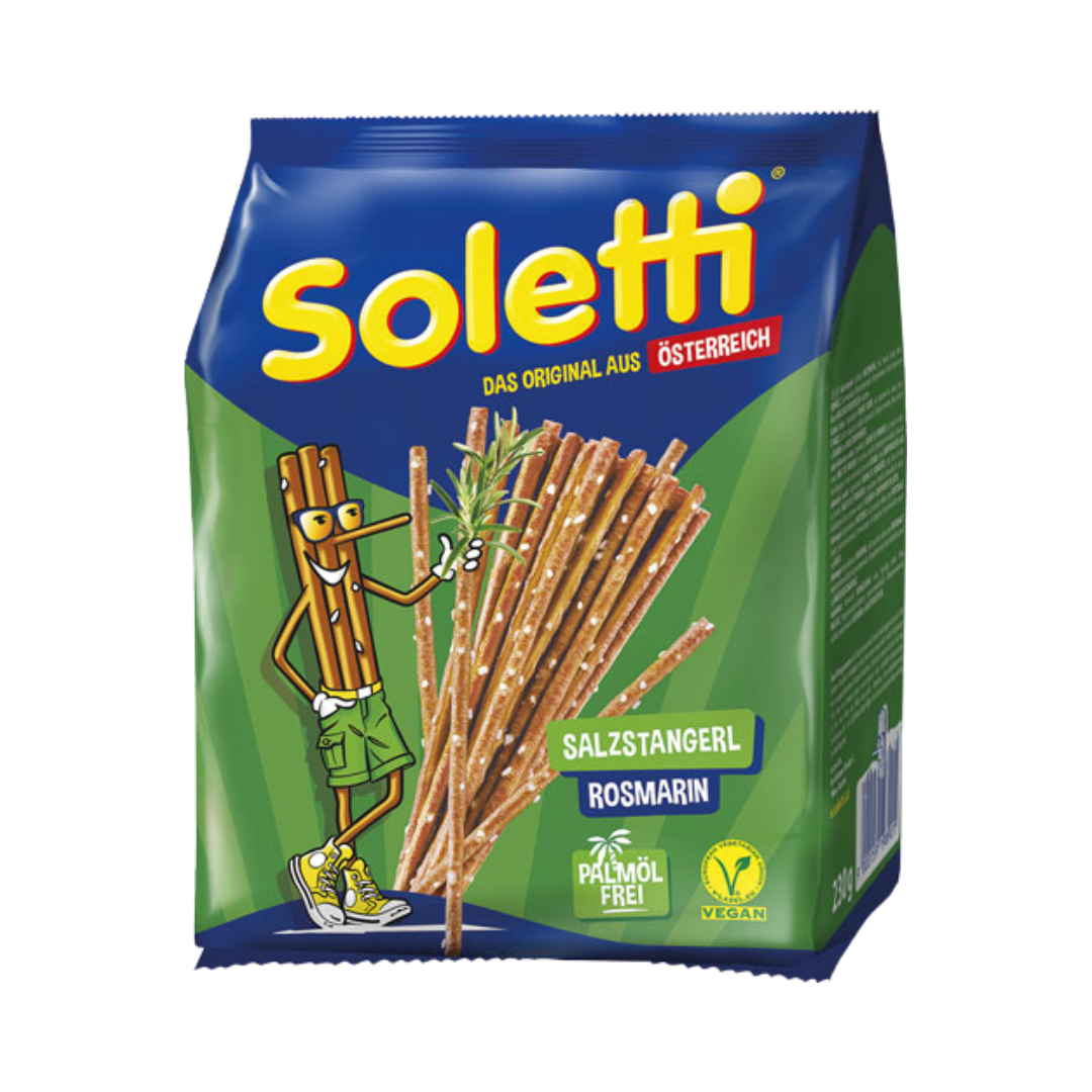 Soletti Salzstangerl Rosmarin, 230g