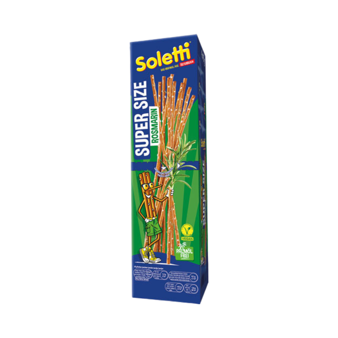 Soletti SuperSize Rosmarin Salzstangerl, 4 Frischepacks à 40 g, 160g