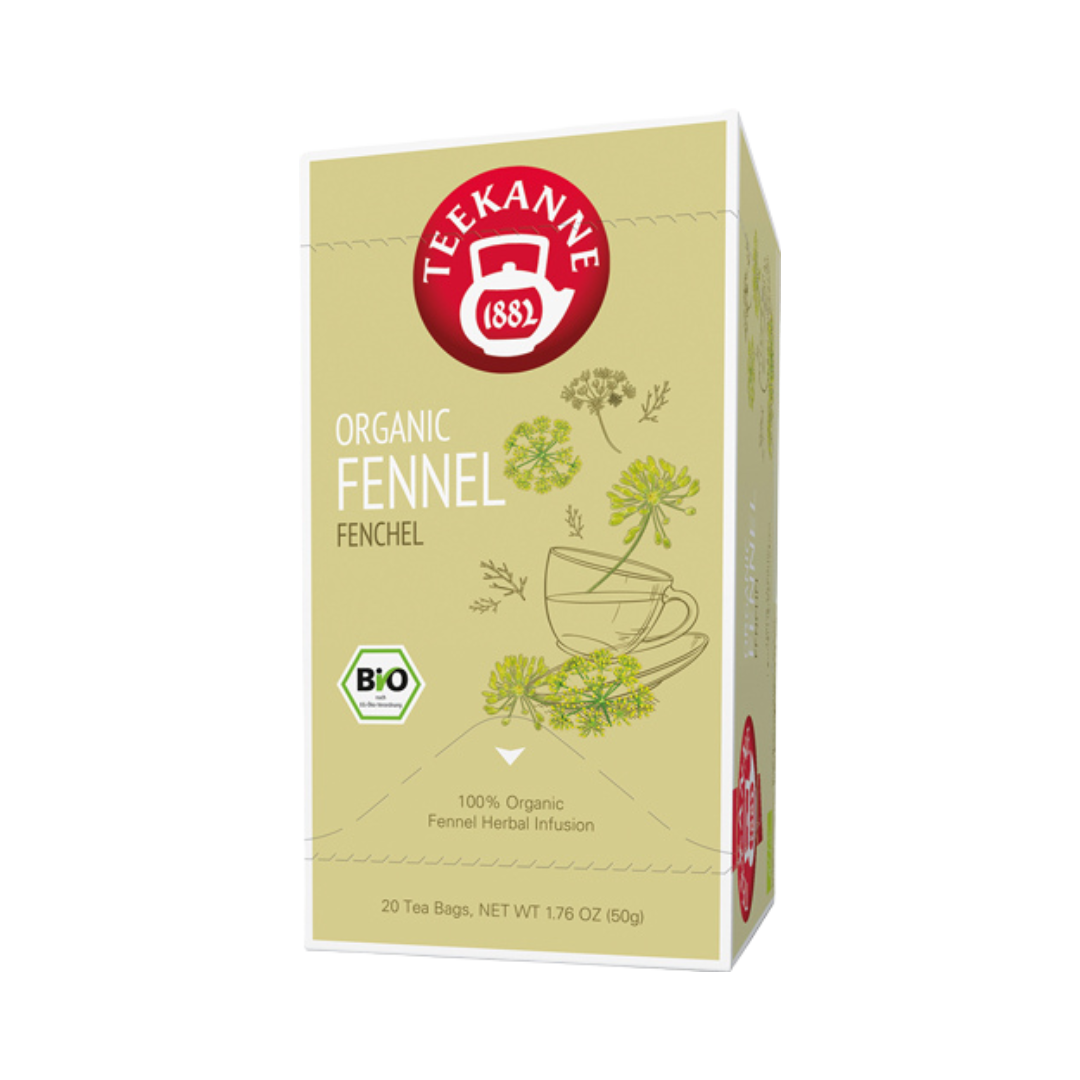 Teekanne BIO Organic Fennel Fenchel, Bio Kräutertee, Teebeutel im Kuvert, 2. Entnahmefach/displaytauglich, 50g