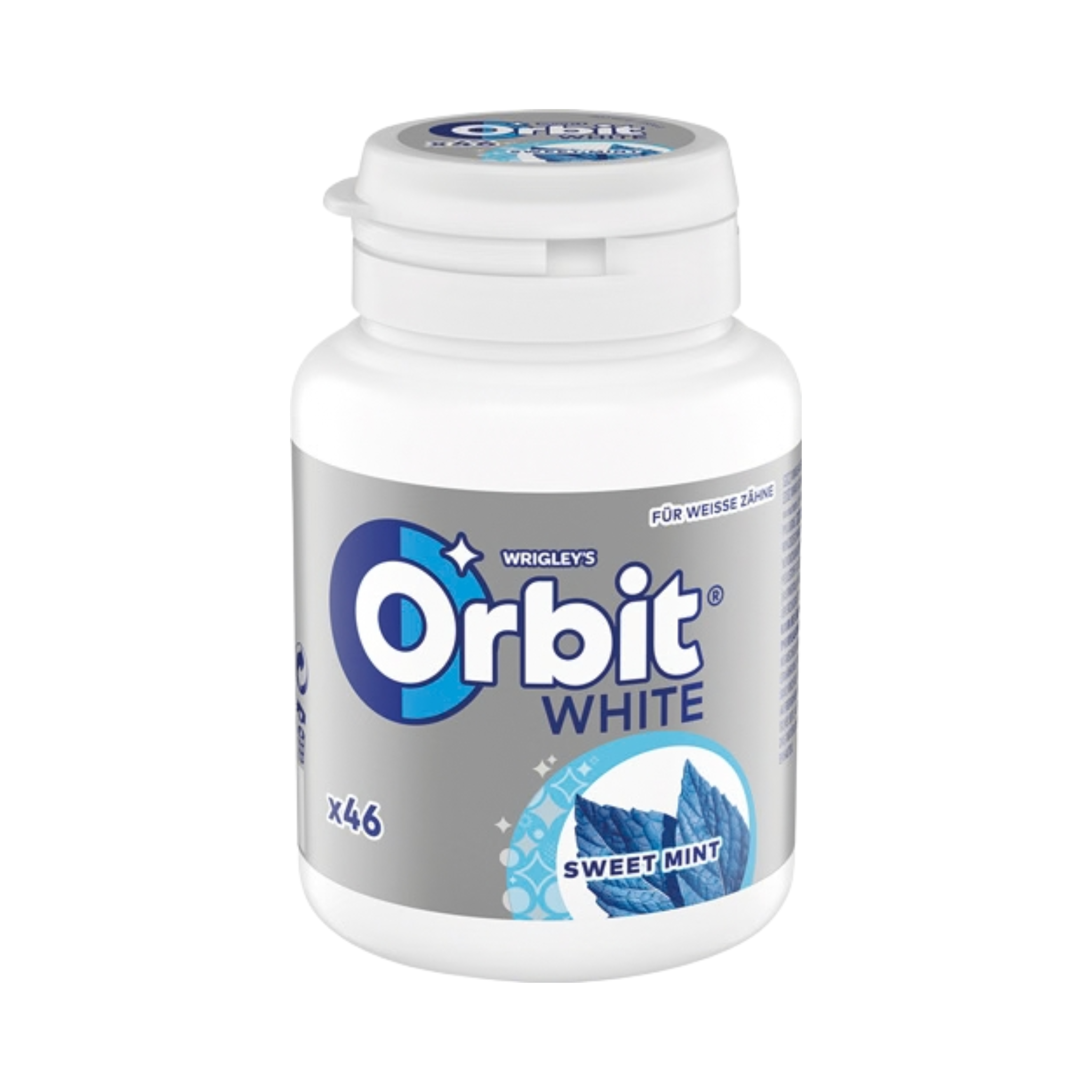 Orbit White Sweet Mint Dragees, zuckerfrei, 46 Stück, 64g