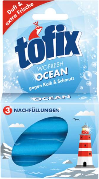 Tofix WC-Fresh Ocean, WC-Stein NACHFÜLLUNGEN