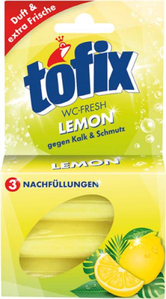 Tofix WC-Fresh Lemon, WC-Stein NACHFÜLLUNGEN
