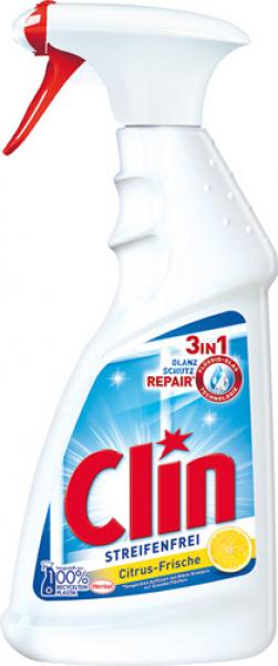 Clin Streifenfrei Citrus-Frische Glasreiniger, Pumpe, 500ml