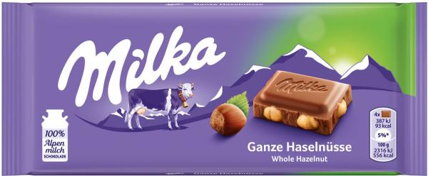 Milka Ganze Haselnüsse