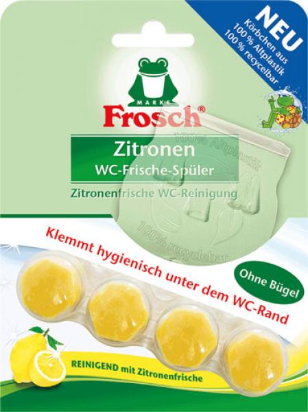 Frosch WC-Frische-Spüler Zitronen BIO, WC-Stein ohne Bügel
