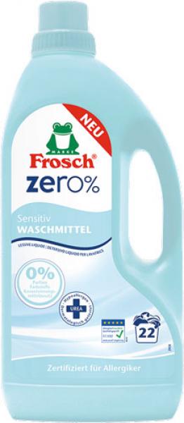 Frosch Waschmittel Sensitiv Zero%, flüssig BIO, für 22 WG