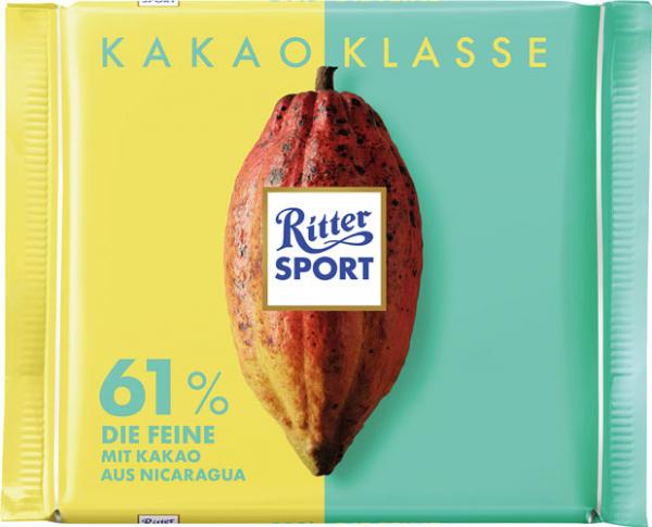 Ritter Sport Kakao-Klasse 61 % Die Feine aus Nicaragua