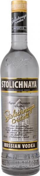 Stolichnaya Cristall, Super Premium Vodka, 40 % Vol.Alk., Russland