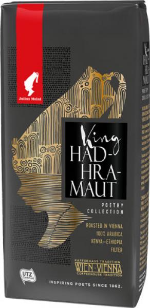 Julius Meinl Poetry Collection King Hadhramaut Filter UTZ, Kenia/Äthiopien, gemahlen, 250 Gramm Packung