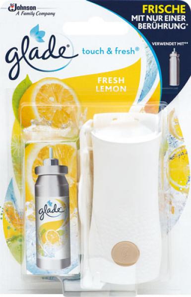 Glade Touch & Fresh Minispray Fresh Lemon ORIGINAL (Dufthalter & Kartusche)