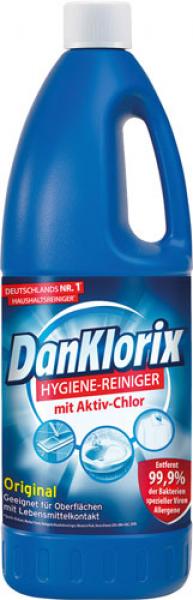DanKlorix Hygiene-Reiniger Original, entfernt 99,9 % Bakterien