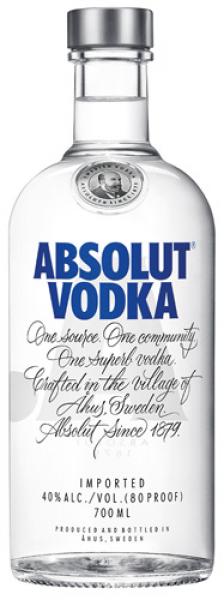 Absolut Vodka, 40 % Vol.Alk., Schweden