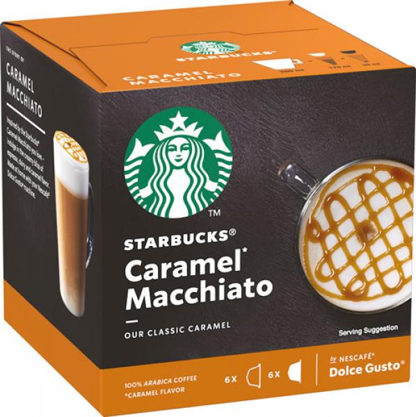 Starbucks Dolce Gusto Caramel Macchiato, 12 Kaffeekapseln