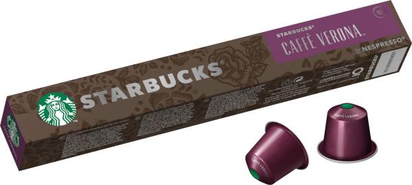 Starbucks Caffè Verona 10, Nespresso-kompatibel, 10 Kaffeekapseln