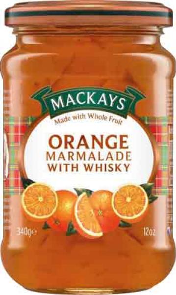 MacKays Orange Whisky, Orangen mit Whisky