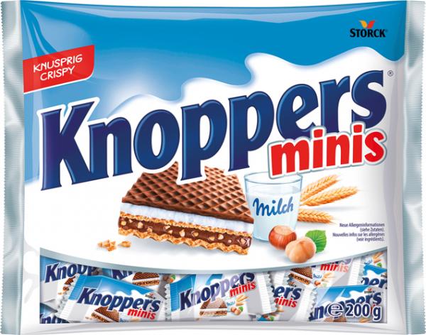 Knoppers Minis Milch