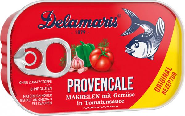 Delamaris Provencale Makrelen mit Gemüse in Tomatensauce