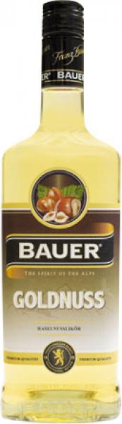 Bauer Goldnuss Haselnuss-Likör, 20 % Vol.Alk.