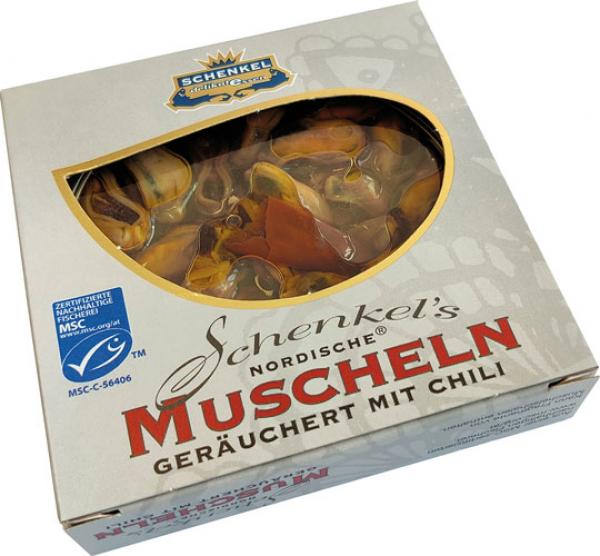 Schenkel MSC Nordische Muscheln geräuchert mit Chili