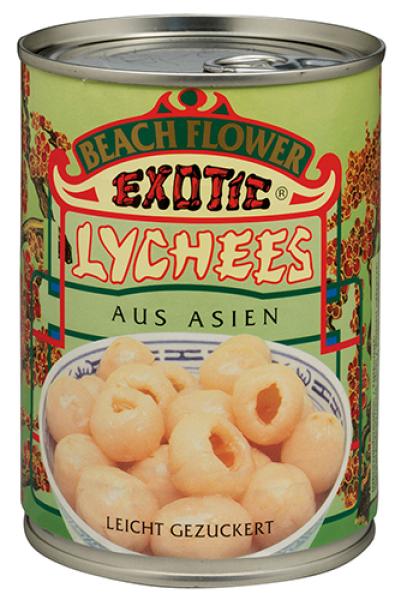 Beach Flower Exotic Lychees, leicht gezuckert, 230g