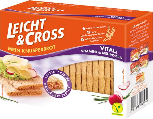 Leicht & Cross Vital Vitamine & Mehrkorn, Knusperbrot