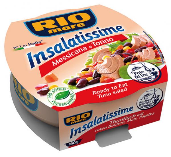 Rio Mare Insalatissime Mexicana Angelfang, Thunfisch-Salat essfertig