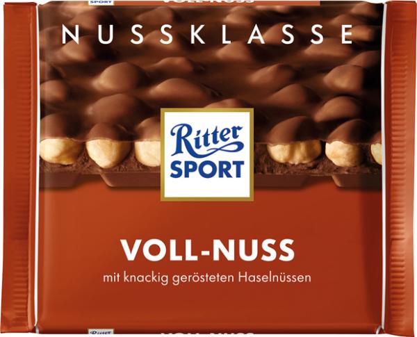 Ritter Sport Nuss-Klasse Voll-Nuss, 100g