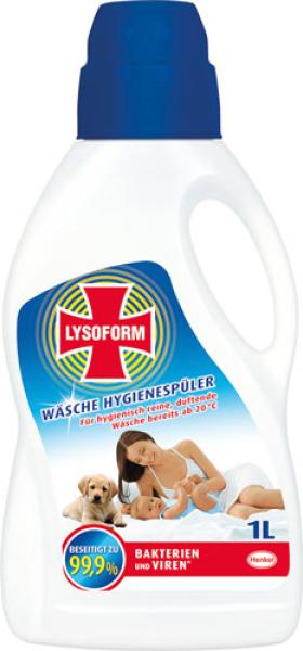 Lysoform Hygienespüler für Wäsche, beseitigt 99,9 % Bakterien & Viren