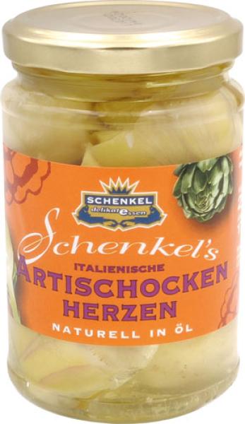 Schenkel Artischockenherzen, naturell in Öl, aus Italien