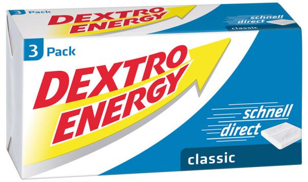 Dextro Energy Traubenzucker Classic, 3er-Würfel, 24 Stück, 138g