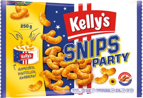 Kelly's Snips-Party, Standbeutel, 250 Gramm Packung