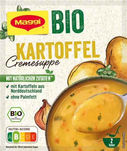 Maggi Bio Kartoffelcremesuppe, 2 Teller