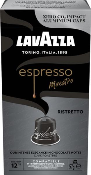 Lavazza Espresso Maestro Ristretto, 10 Stk. Aluminiumkapseln, Nespresso-kompatibel