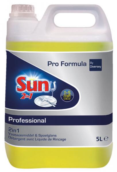 Sun 2in1 Geschirrreiniger Professional, flüssig, Reiniger & Klarspüler, 5L