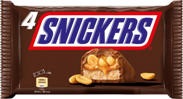 Snickers, 4er Packung