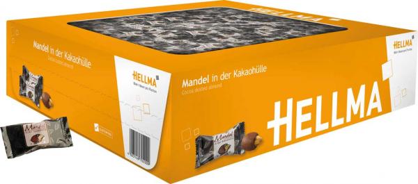 Hellma Mandel in Kakaohülle, einzeln verpackt