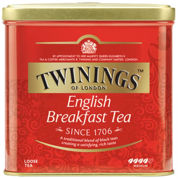 Twinings English Breakfast, Schwarztee, lose, 500 Gramm Dose