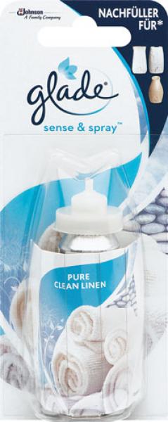 Glade Sense & Spray Pure Clean Linen, NACHFÜLLUNG (Kartusche)