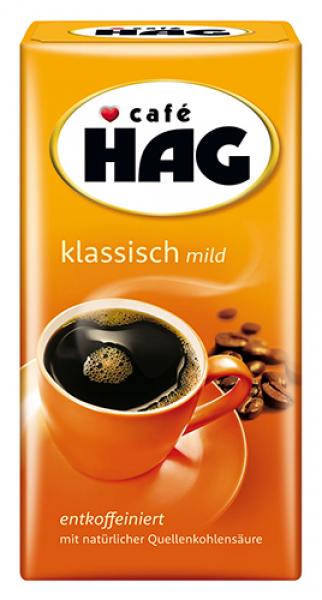 Café Hag Klassisch mild, entkoffeiniert, gemahlen