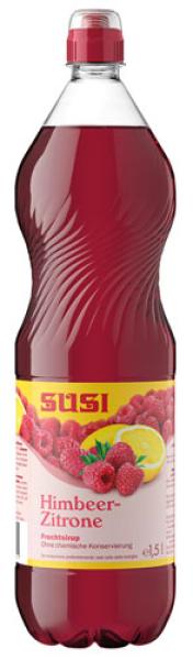 Susi Himbeer-Zitrone-Sirup, EINWEG PET, 1,5 Liter Flasche