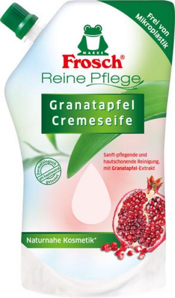 Frosch Reine Pflege Granatapfel, Pflegeseife, Nachfüllbeutel 500 Gramm (ohne Pumpe)