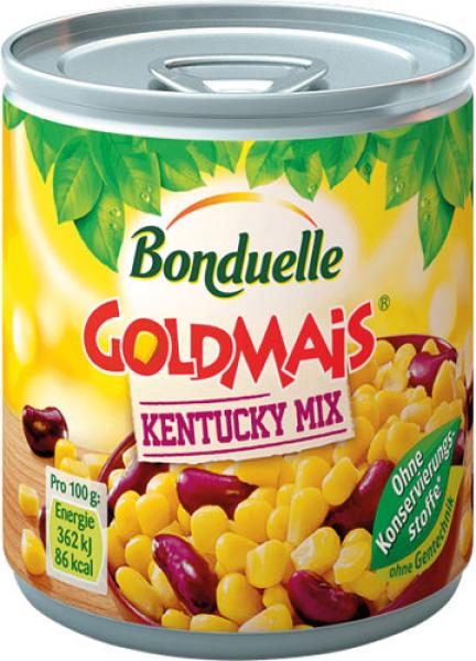 Bonduelle Goldmais Kentucky Mix, verzehrfertig