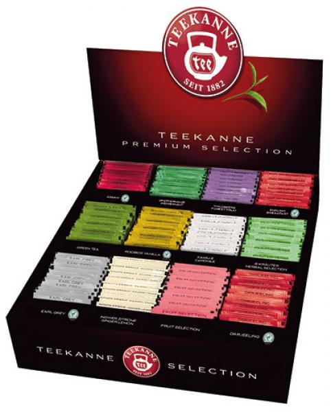Teekanne Premium Selection SORTIMENTSBOX, 12 Sorten à 15 Teebeutel, Teebeutel im Kuvert