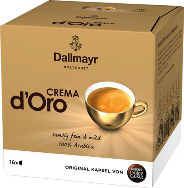 Nescafé Dolce Gusto Dallmayr Crema d'Oro 7, 16 Kaffeekapseln
