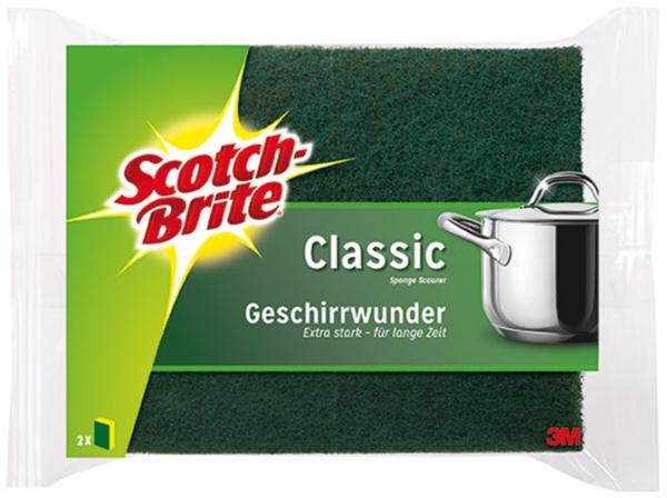 Scotch-Brite Classic Geschirrwunder, Reinigungsschwämme, 2 Stück