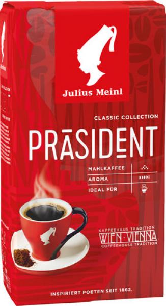Julius Meinl Präsident, gemahlen,500 Gramm Packung