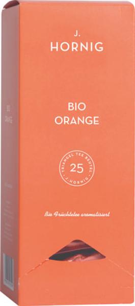 J. Hornig Bio Früchtetee BLUTORANGE, 25 Pyramidenbeutel im Kuvert,